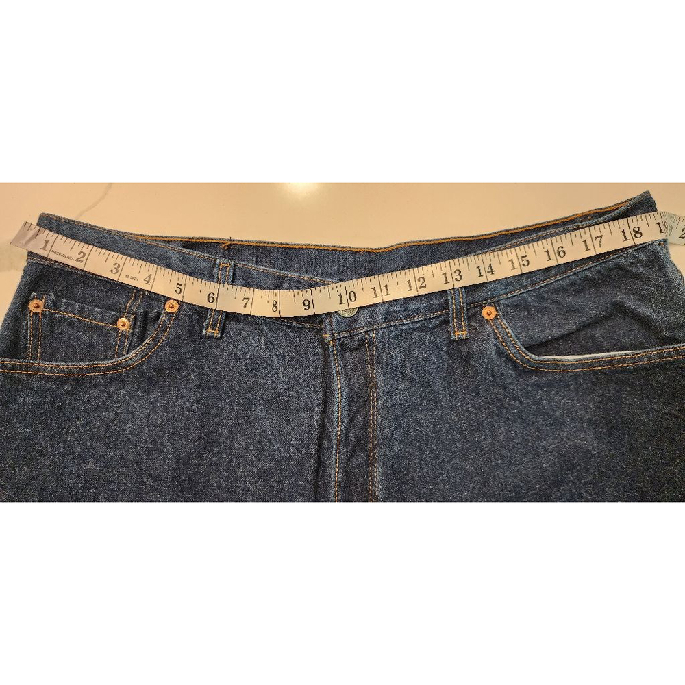 Vintage Levi's Button Fly High Waist Jeans Made USA 501 Style Selvedge Denim 24 - Picture 10 of 12